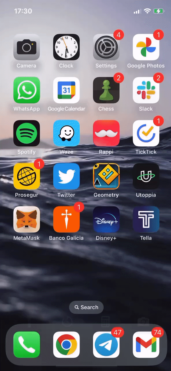 rename files in Tella gif that shows how to rename files in Tella
